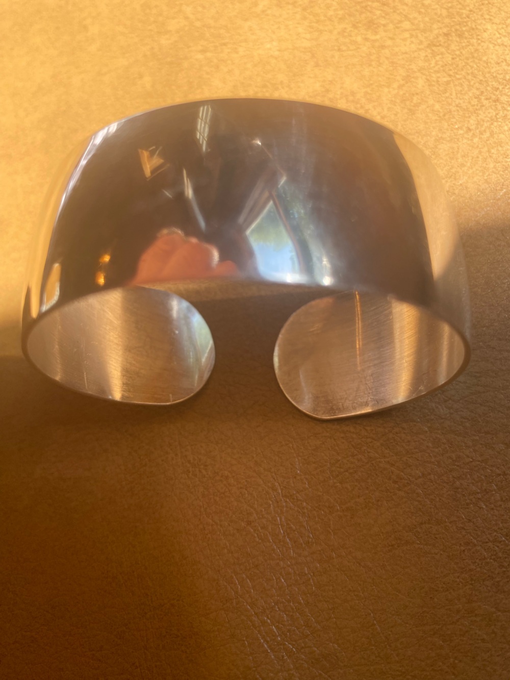 Rare THOMAE 925 Sterling Silver Adjustable Cuff Bracelet 30 grams